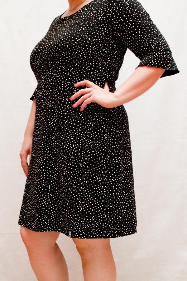 Shirtkleid mit Pünktchen